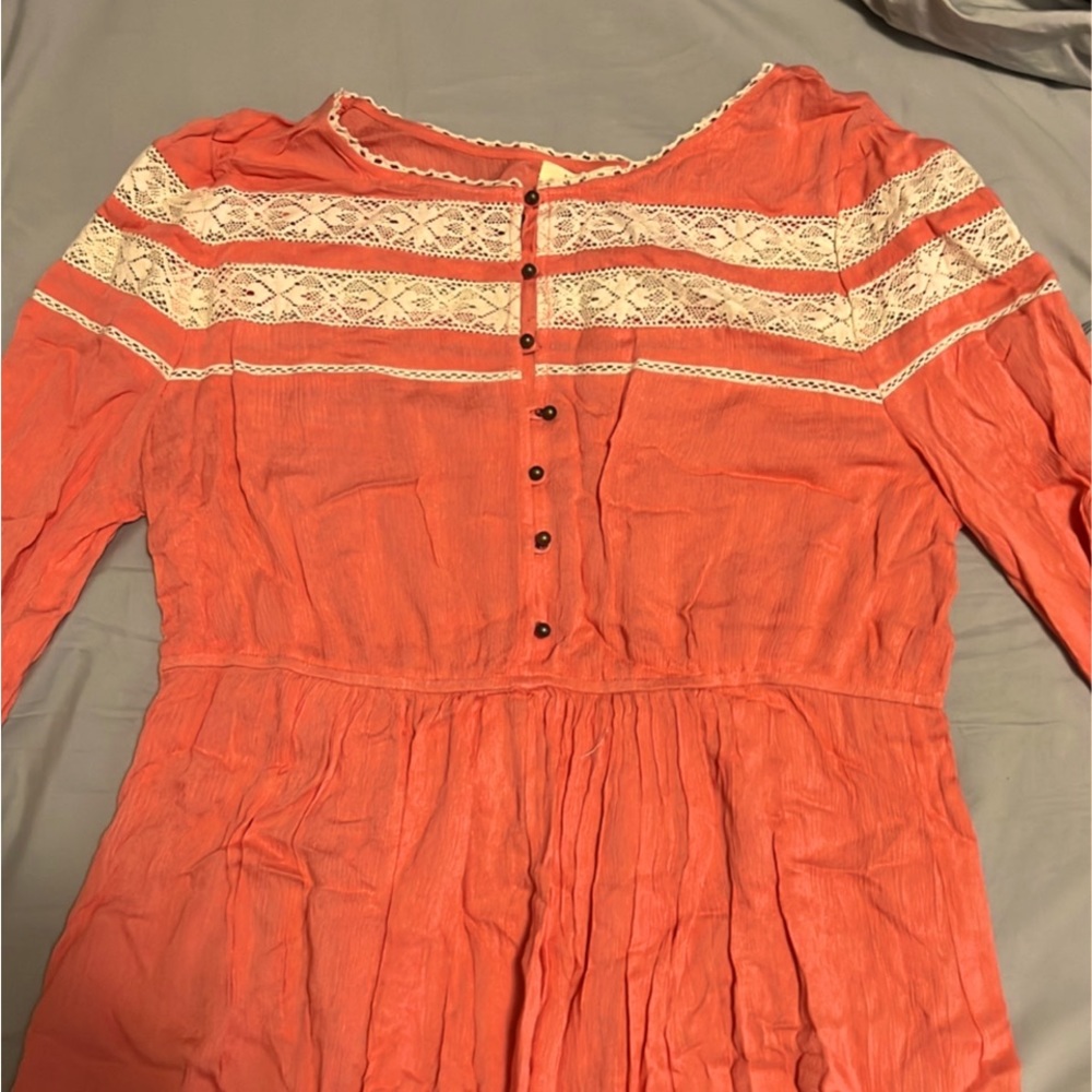 Pink and White Kori Dress Size Large